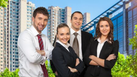 Abstract map and partner connection lines representing the Retail4Earth consortium.